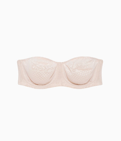 Visual Effects Strapless Minimizer Bra: Sand